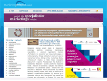 Tablet Screenshot of marketingmiejsca.com.pl